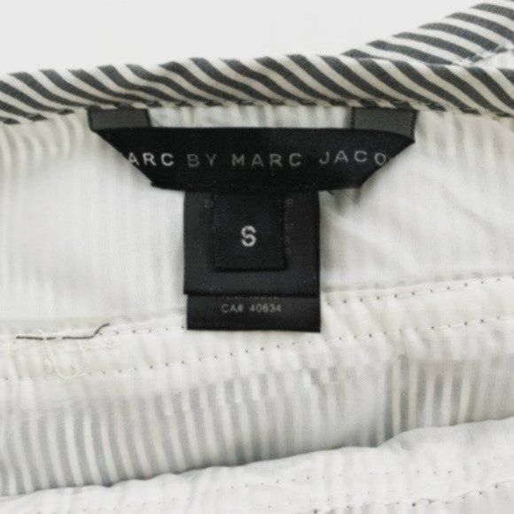 SALE Marc Jacobs Striped Tiered Scallop Trim Dress - Picture 6 of 10